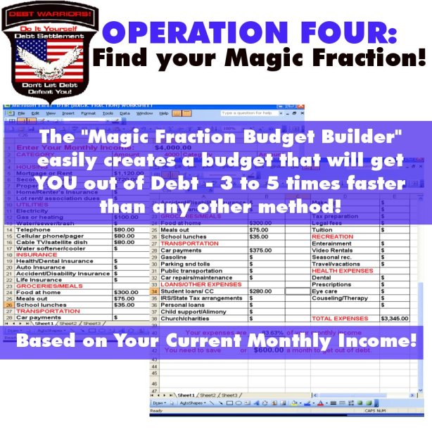 You Can Be Just A Few Clicks Away From Finding Your Magic Fraction Of Income To Be Debt Free!